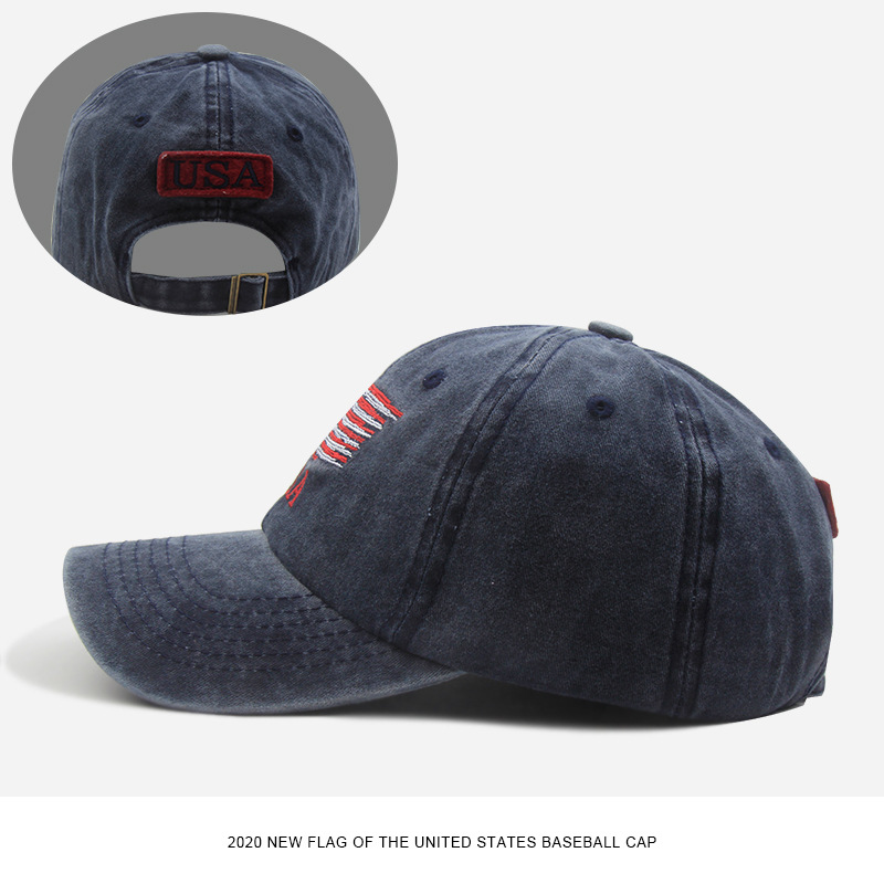 Hat European And American Women Washed To Do Old American Bent Baseball Hat Male Personality Fashion Popular Couple Visor Application Scenario
