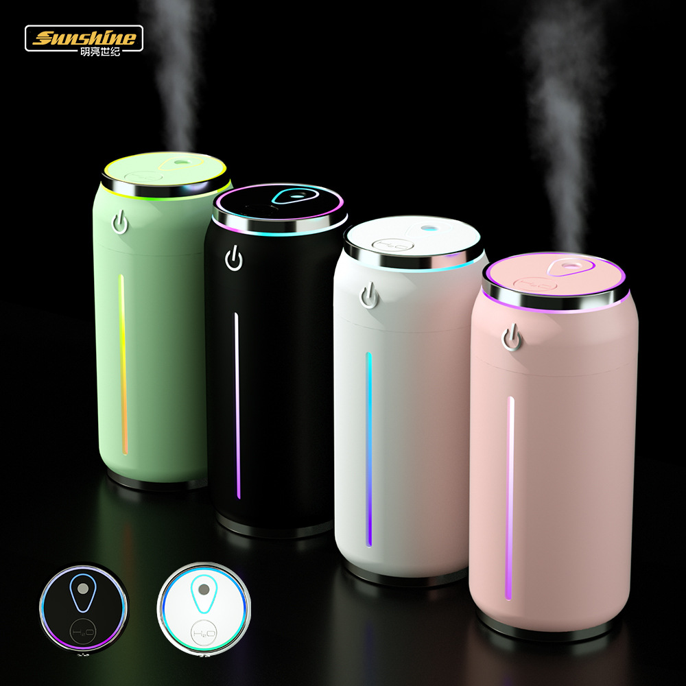 Cool can humidifier Can usb car aroma home water supply mini air purifier Air humidifier details Picture