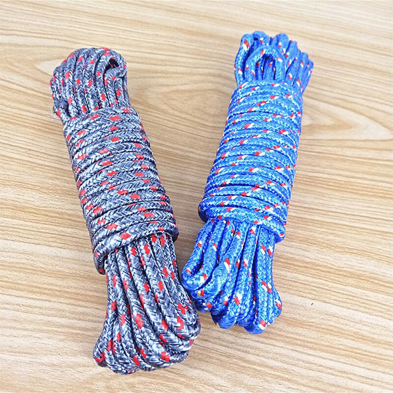 7m colored fabric rope, extended clothes drying rope, outdoor travel clothes drying rope, colored nylon clothes drying rope, 2-yuan supply details Picture