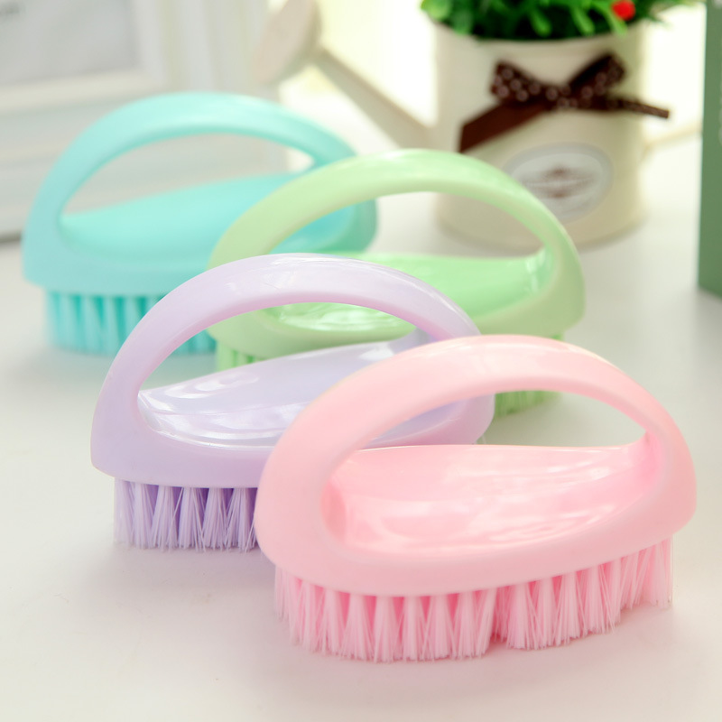 Home cleaning brush, multi-functional home laundry brush, candy-colored brush 4037, clothing brush, random plastic shoe brush details Picture