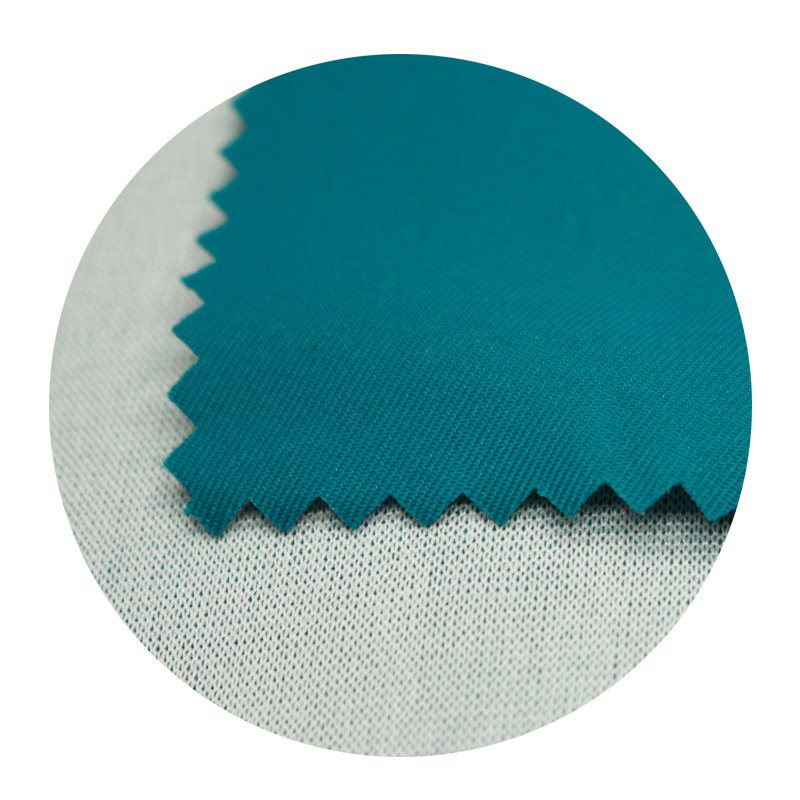 Polyester Twill Spring Yarn-Woven Fabric Composite Knitted Undercloth White Polyester School Uniform Waterproof Fabric Autumn And Winter Clothing Item Picture
