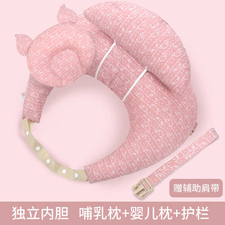 喂奶神器哺乳枕头护腰懒人坐月子垫抱娃横抱婴儿抱抱枕防吐奶椅托细节图