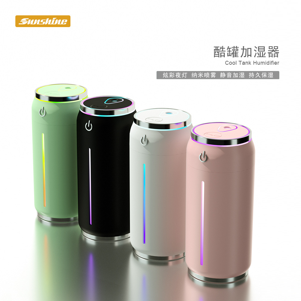 Cool can humidifier Can usb car aroma home water supply mini air purifier Air humidifier Application Scenario