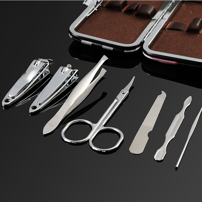 Wholesale nail clippers, nail clippers, pedicure knives, manicure tools, 7-piece beauty sets in stock details Picture