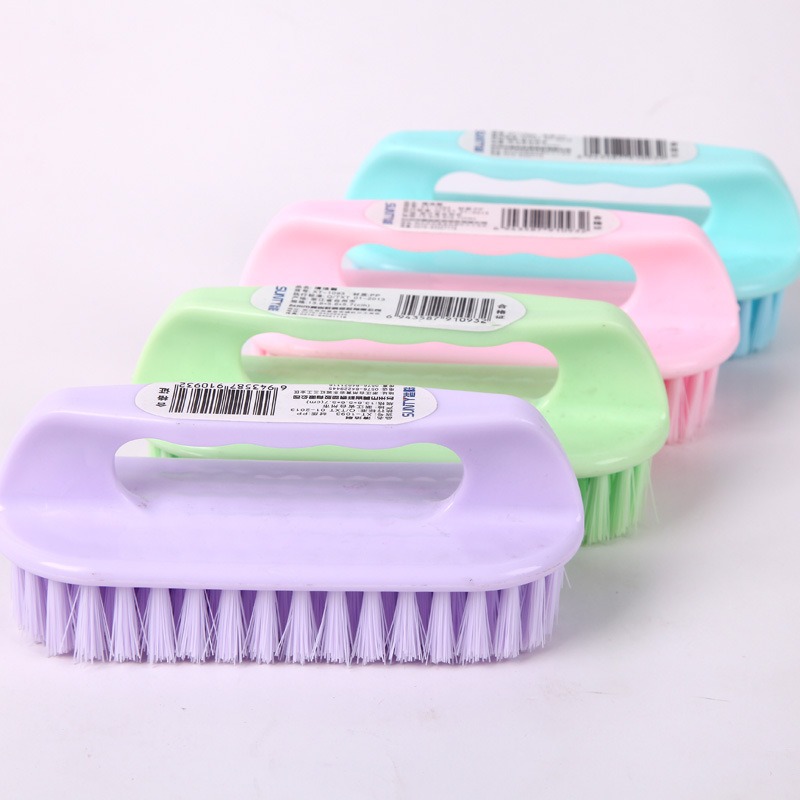 Home cleaning brush, multi-functional home laundry brush, candy-colored brush 4037, clothing brush, random plastic shoe brush Specification image