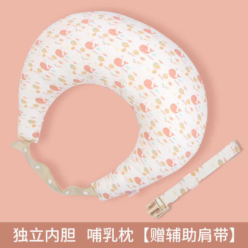 喂奶神器哺乳枕头护腰懒人坐月子垫抱娃横抱婴儿抱抱枕防吐奶椅托产品图