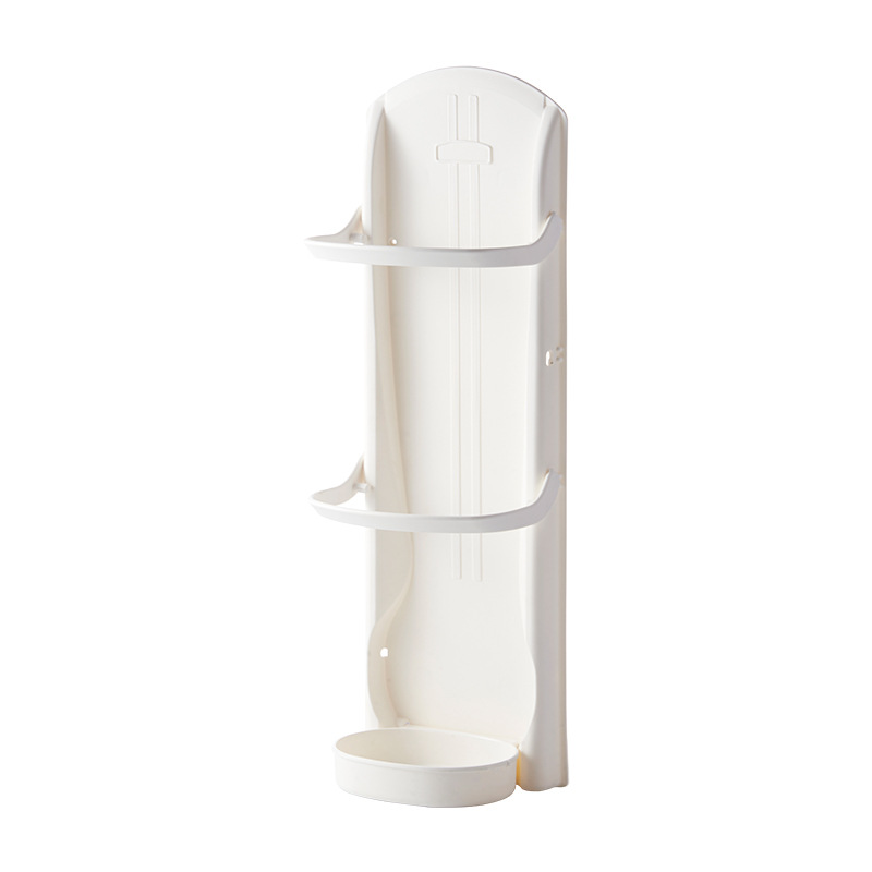 A non-drilling wall-mounted umbrella storage rack with water drainage, foldable for large and small umbrellas, universal creative hotel commercial storage rack Item Picture