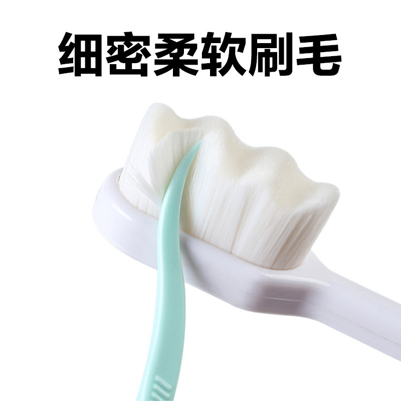 Japan Micro Nano Ten Thousand Hair Toothbrush Super Fine Soft Hair Pregnant Women General Toothbrush With Tongue Coating Point Application Scenario