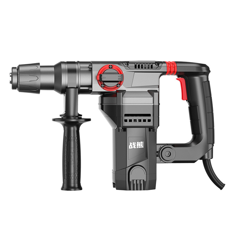 Heavy-duty clutch shock-absorbing electric hammer, electric pick, high-power impact drill, household multi-functional dual-purpose heavy-duty electric hammer for concrete Item Picture