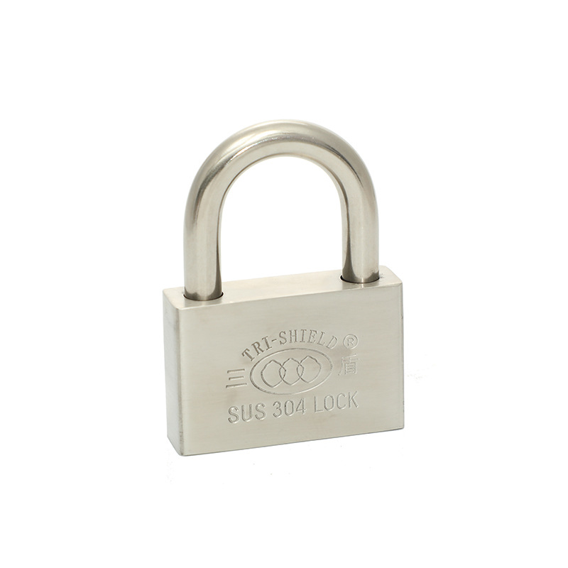 304 stainless steel blade padlock, waterproof and anti-theft window lock head, through opening lock, power lock, industrial lock, meter box lock Item Picture