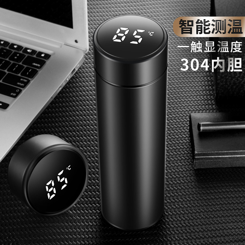 Creative Temperature Measuring Thermos Cup Temperature Smart Cup Stainless Steel Cup Gift Cup Cup Teacup Custom A Piece Of Hair Application Scenario