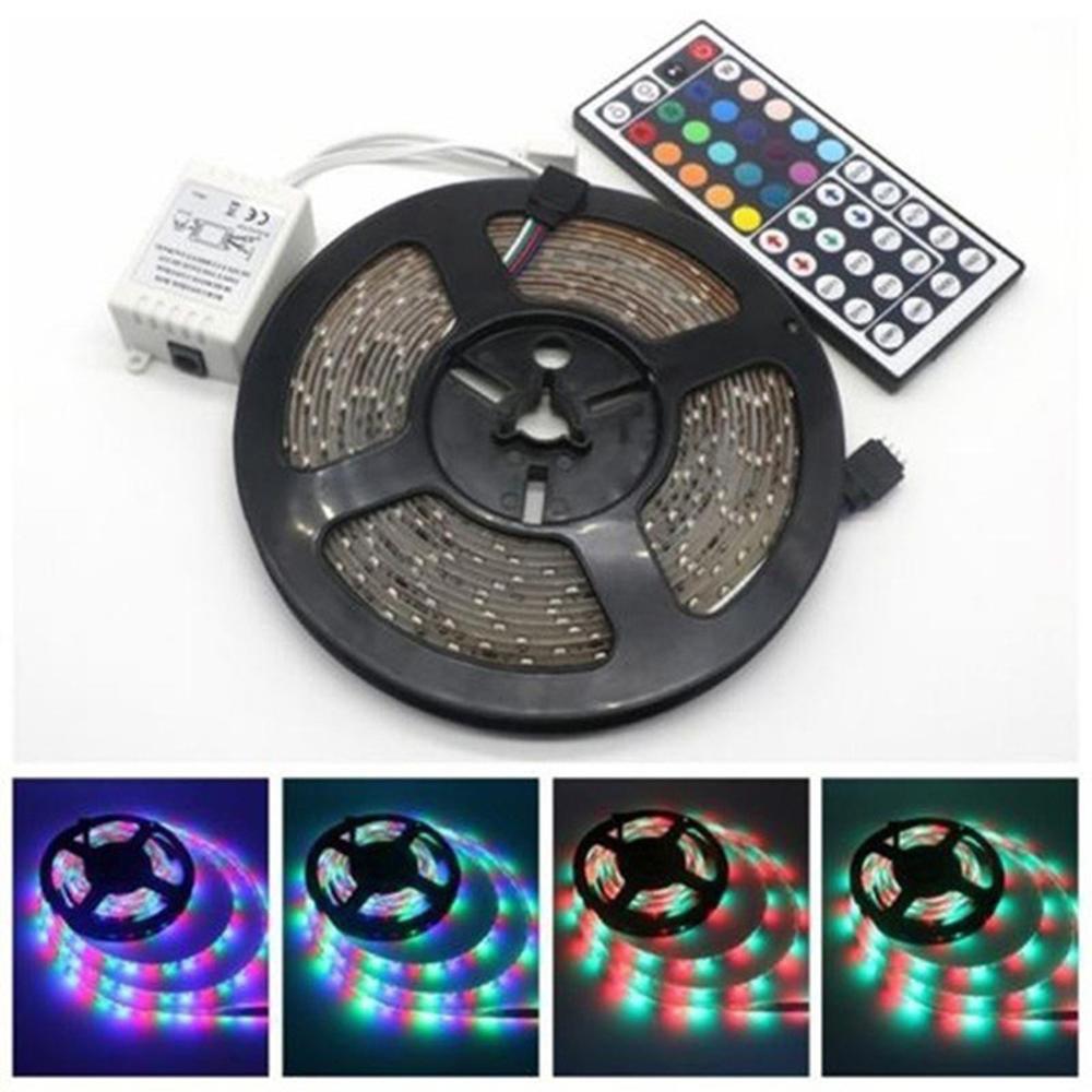 Cross-Border Led Light With 2835Rgb Drip Waterproof 44 Key Remote Control 12V Low Voltage Light With 5050Rgb Light Belt Set Specification drawing