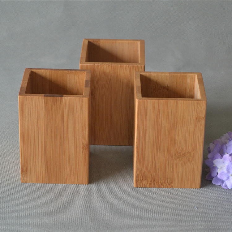 FSC Creative Solid Wood pen holder Storage Box, wooden desktop, household items, sundries storage and organization wooden box Specification drawing
