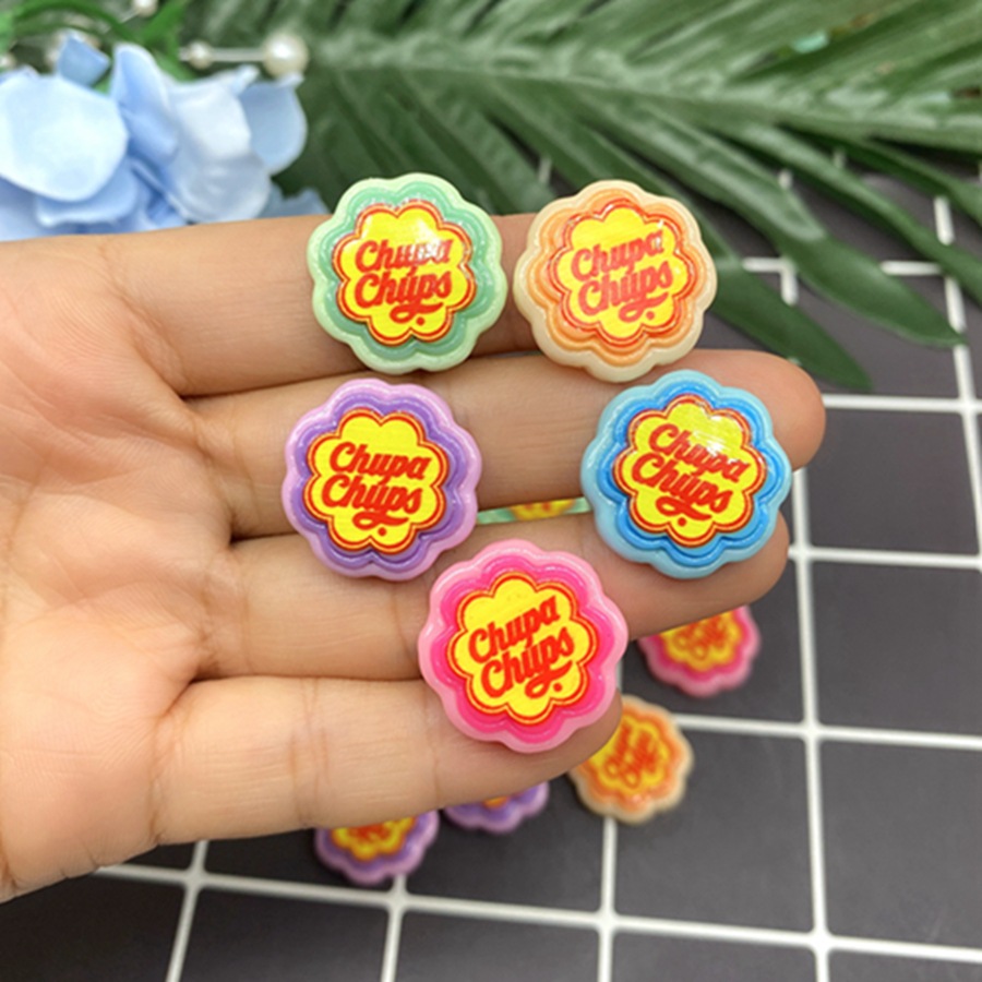 Resin Accessories Diy Accessories Phone Case Accessories Flat Pendant Children's Hair Accessories Water Bottle Stickers Flower Candy Application Scenario