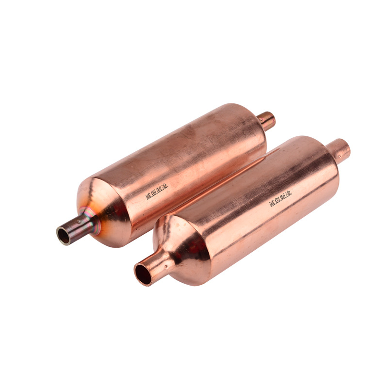 Air conditioner and refrigerator compressor refrigeration accessories, copper muffler, silent condenser, liquid storage tank, 3-point and 4-point interfaces Application Scenario
