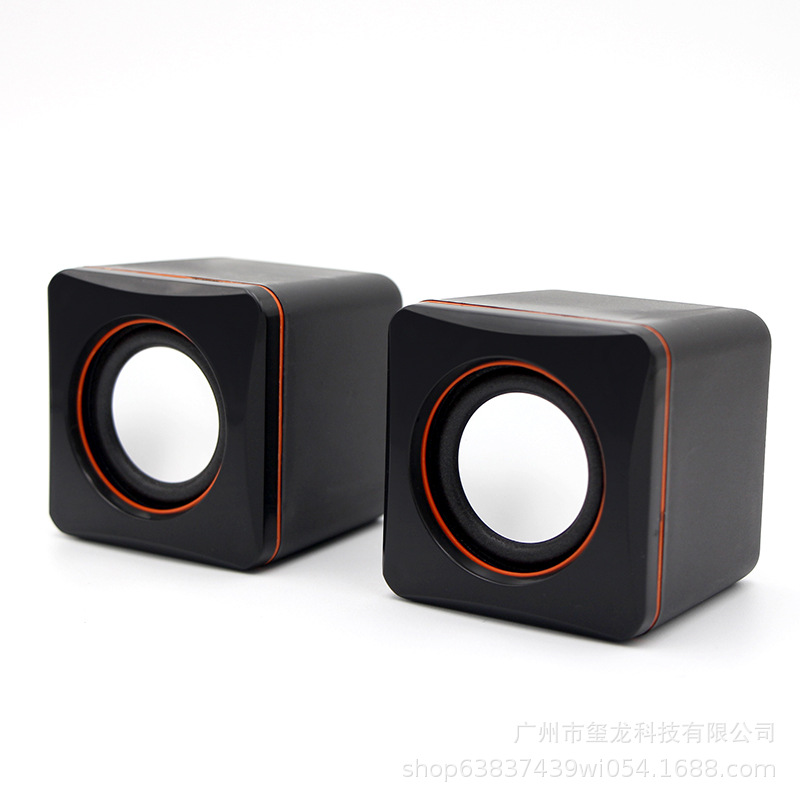 Computer, small speaker, laptop, desktop, mini USB wired subwoofer, home and office speaker Item Picture