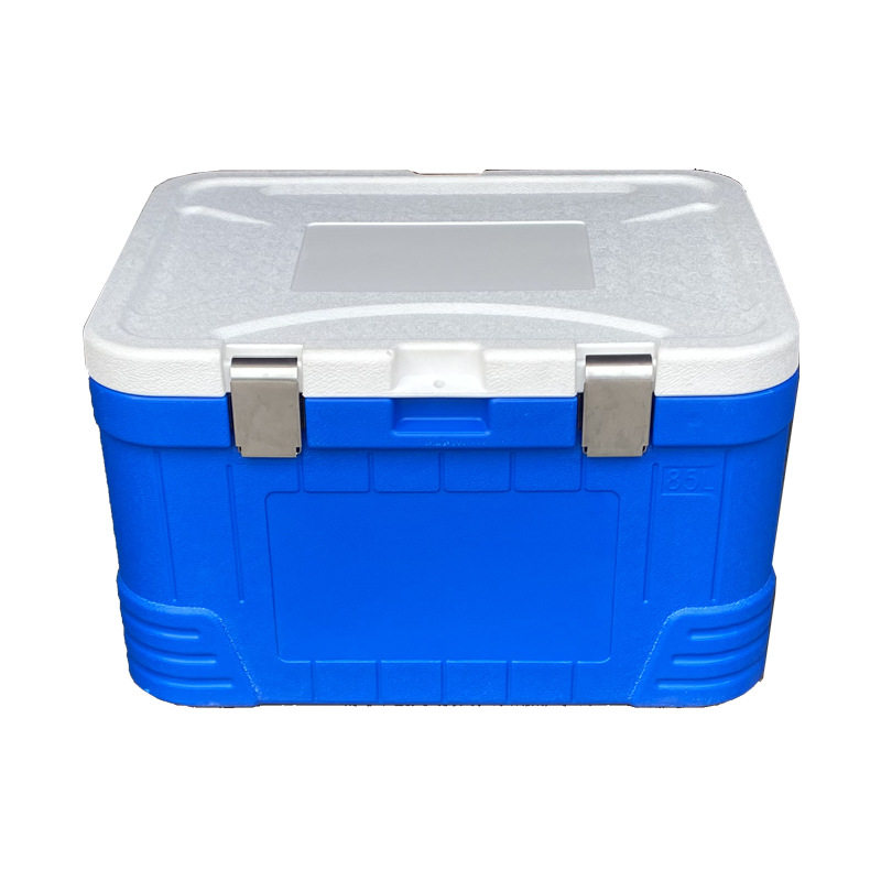 85L保温箱冷藏箱 量大颜色可定 食品保温箱大容量外卖速冻水饺白底实物图