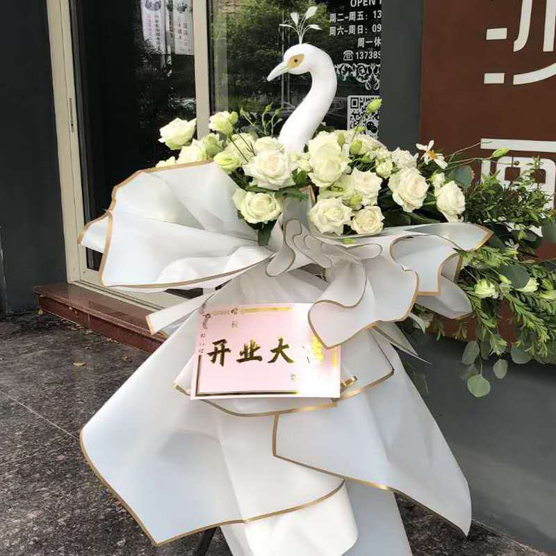 仿真孔雀头羽毛  花艺开业花篮装饰泡沫孔雀毛 仿真羽毛装饰