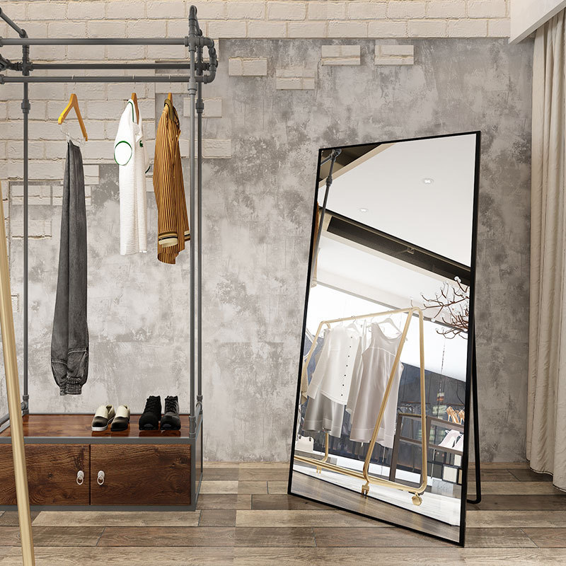 Full-Body Mirror Dress Floor Mirror Clothing Store Home Fitting Mirror Girl Bedroom Girl Wall Hanging Wall Ins Wind Specification drawing