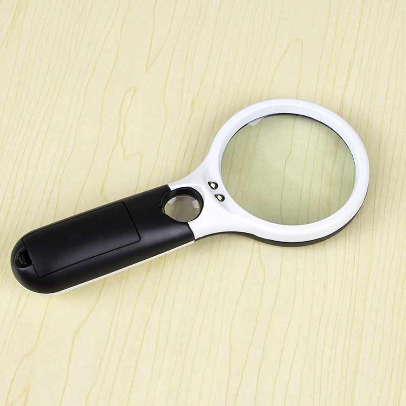 Factory direct sales of LED double-lens magnifying glass with light MG6902 Specification image