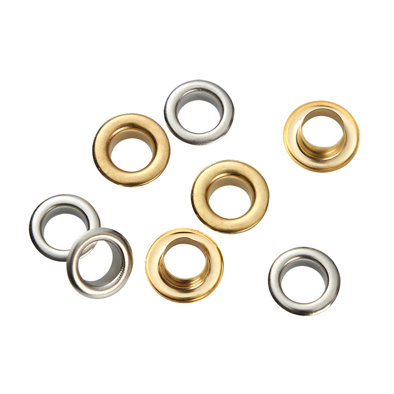 Anti-rust round copper corn-eye button, air hole, hollow metal corn-eye, clothing shoe eye, luggage tag corn-eye buckle details Picture