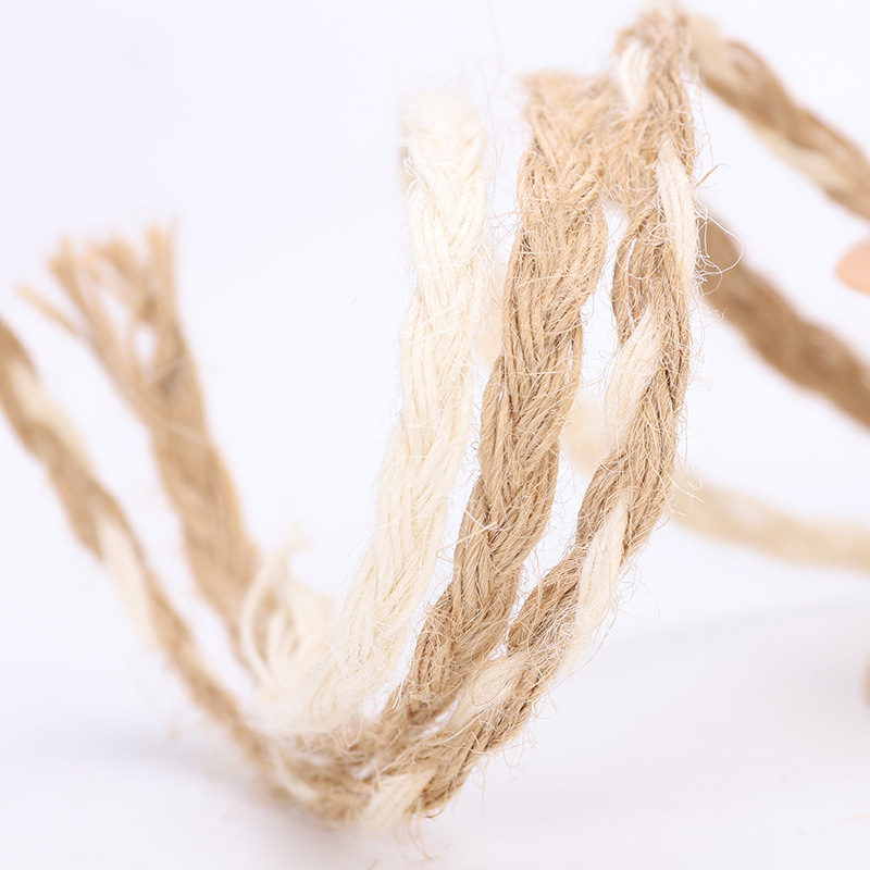 服装辅料配件包装绳DIY幼儿园礼品包装双色辫子绳 0.5*5米详情图2