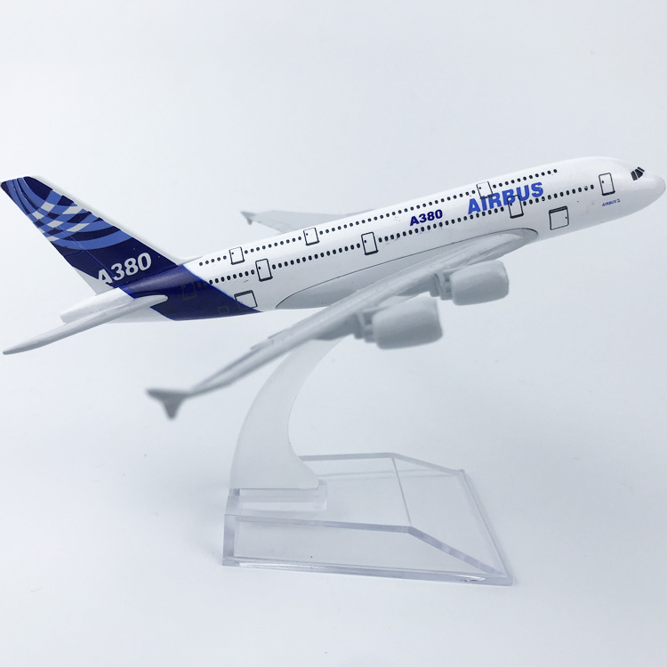 16CM aircraft model Airbus series A380, A350, A330, A320 solid alloy simulation aircraft model toys premium details Picture
