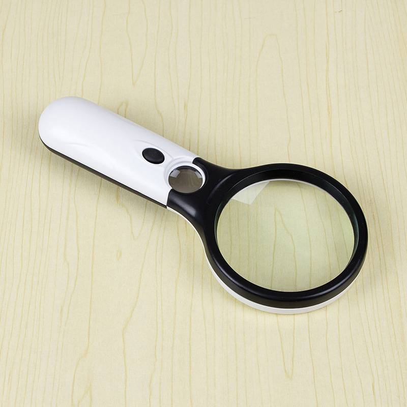 Factory direct sales of LED double-lens magnifying glass with light MG6902 details Picture