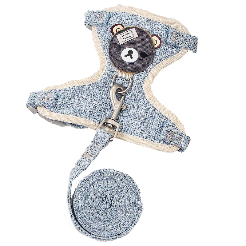 New cat leash vest type anti-break walking cat leash small dog pet chest strap dog chain baby cat supplies Application Scenario