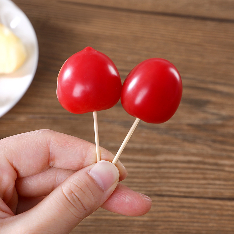 双头环保竹牙签散装 家用酒店一次性竹制袋装 便携式超细竹子牙签详情图4