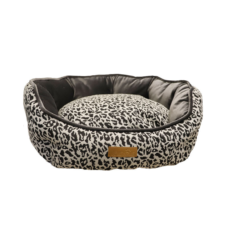 Thickened high-backrest dog bed, wring-around dog bed and cat bed, universal pet products details Picture