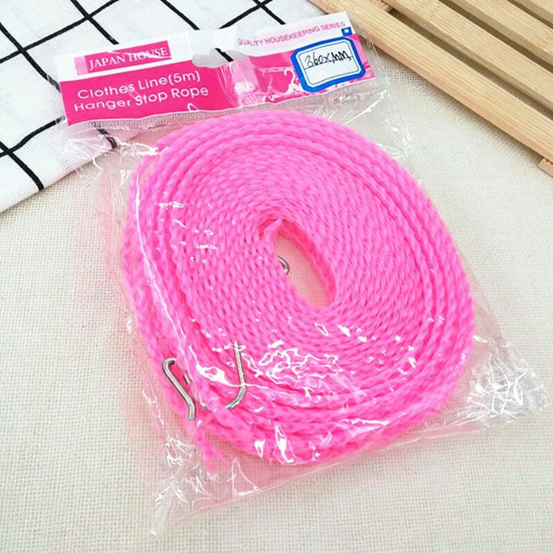 New extended hooked clothes drying rope, 3-meter hooked windproof clothes drying rope, casual hanging and drying rope, outdoor nylon rope Application Scenario