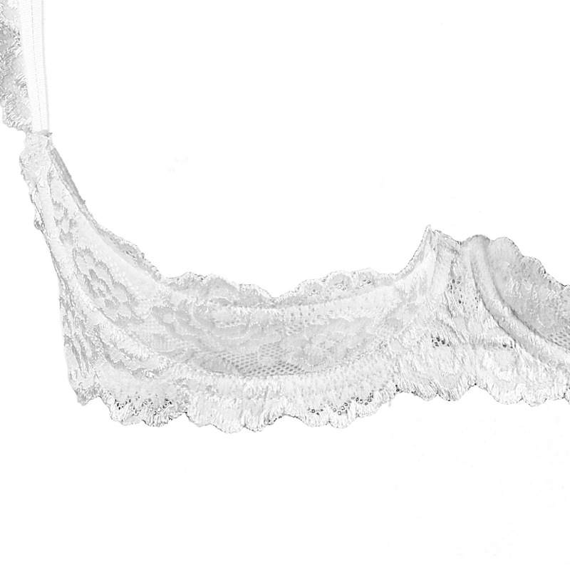 FQ2618 Pure desire white lace sponge steel bare breast bra mid-waist free women's sexy underwear set Application Scenario
