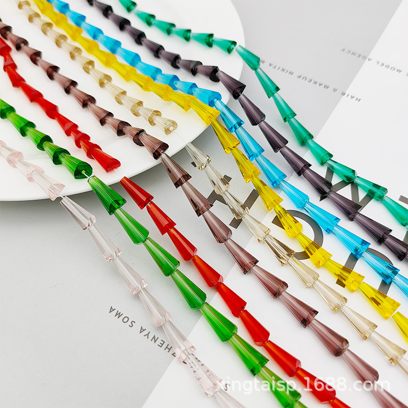 Manufacturers Direct Sales Diy Jewelry Accessories Domestic Crystal Beads 3/4/6/8/10Mm Pagoda Bead Buckle Clothing Accessories