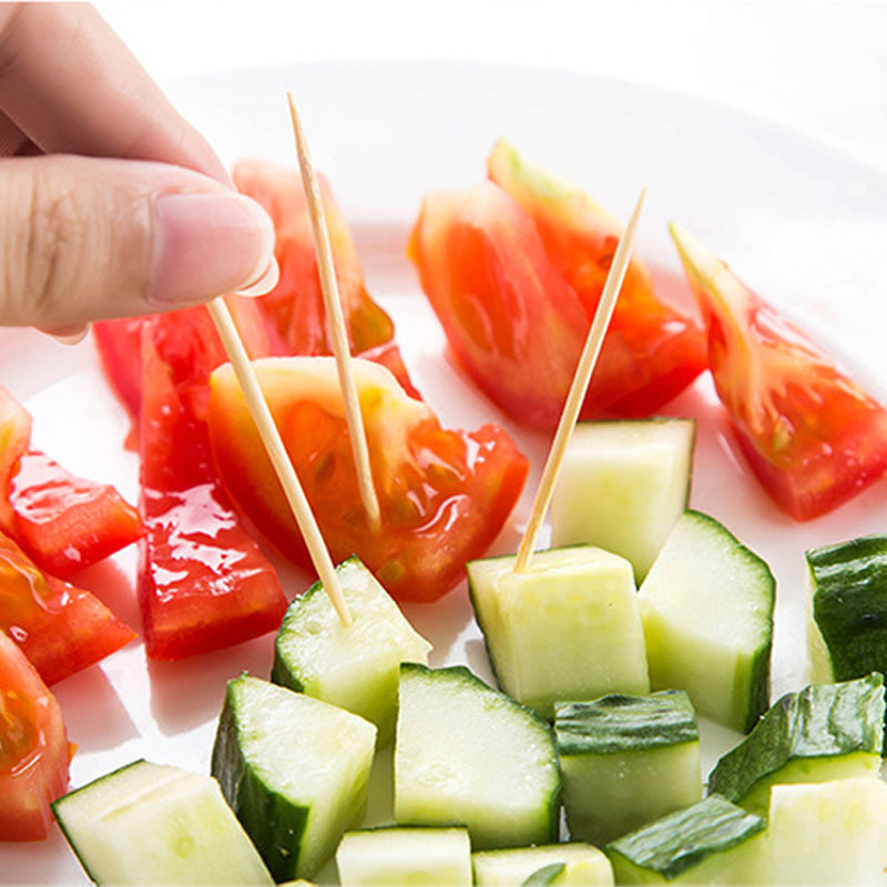 双头环保竹牙签散装 家用酒店一次性竹制袋装 便携式超细竹子牙签详情图2