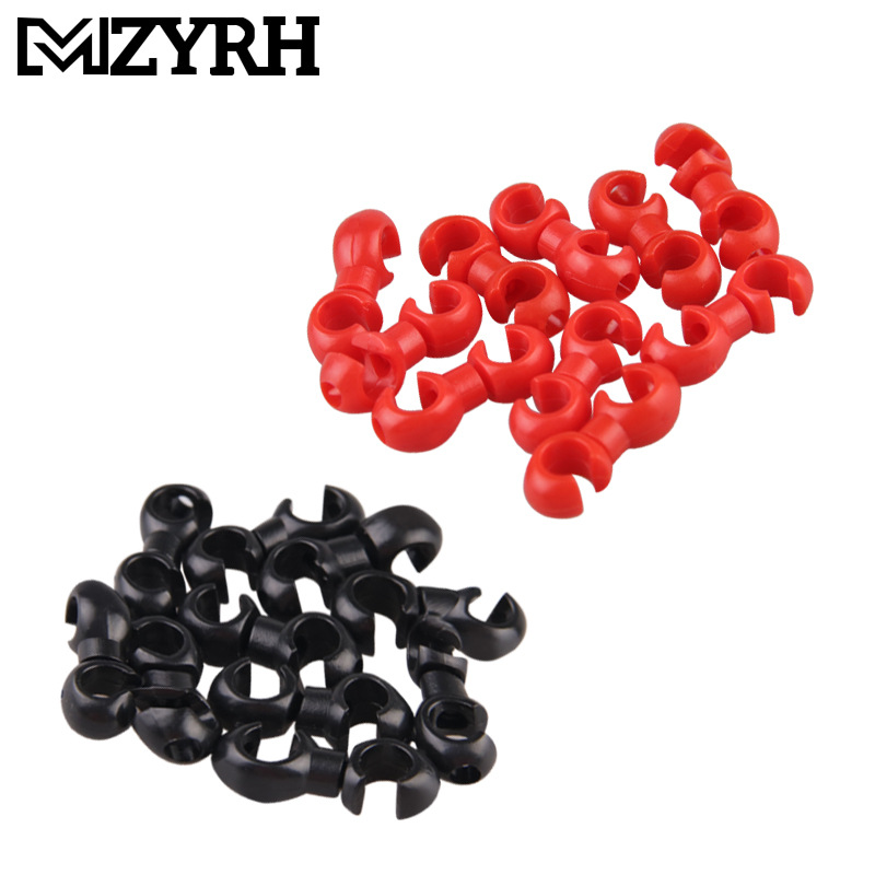 Mountain road bike handcuff-type cable collector, gear shifting pipe, brake oil pipe, S buckle, 10 pieces per package details Picture