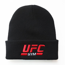 Men's and women's new autumn and winter fighting UFC three-dimensional embroidered knitted hat GYM sports pullover hip hop hat Wool hat cold hat