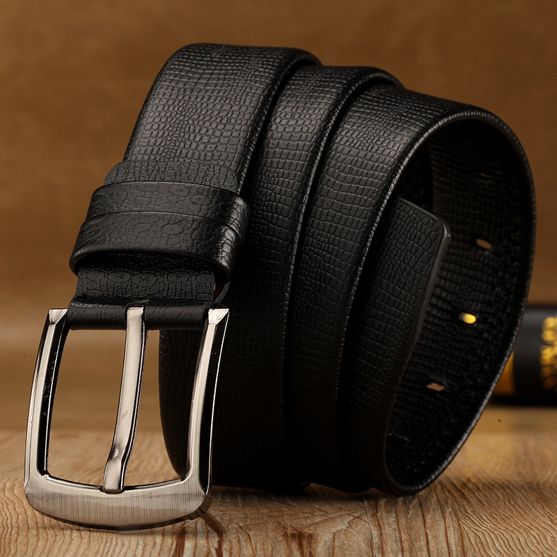 Men's belt with needle buckle edge, double belt for young and middle-aged people, men's belt, casual business, self-owned factory wholesale Application Scenario