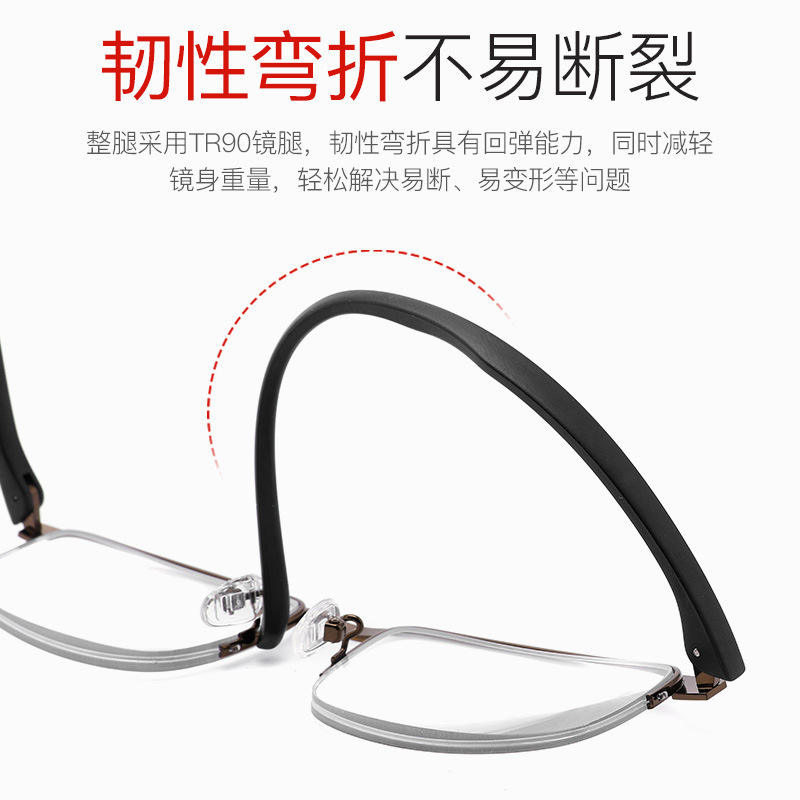 Wholesale of new progressive multifocal reading glasses, smart zoom anti-blue light reading glasses for both far and near vision Specification image