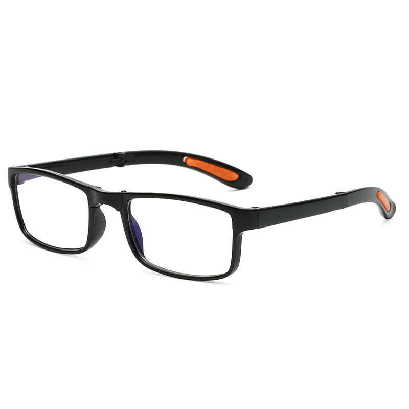 Factory in-stock pocket senior glasses, classic style, light, comfortable, convenient, foldable anti-blue light reading glasses, wholesale at street stall Item Picture