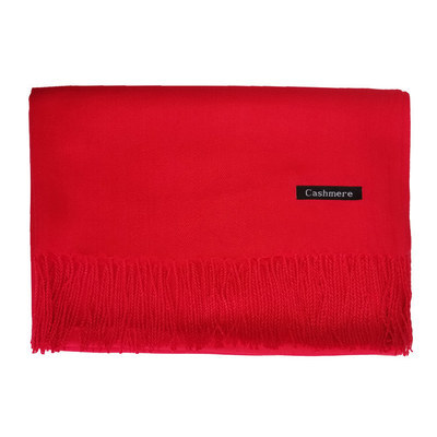 2023 Autumn And Winter New Solid Color Imitation Cashmere Scarf Medium Long Warm Outside With Japan And South Korea Sweet Fashion Fringe Scarf Item Picture