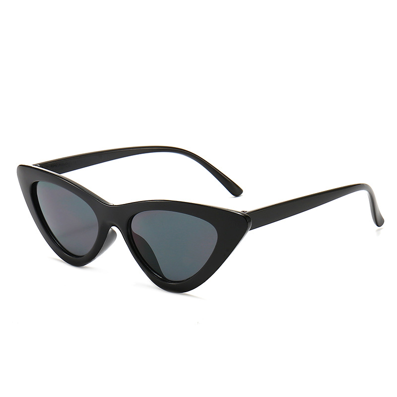 新款时尚三角形猫眼太阳镜外贸欧美个性墨镜潮流太阳眼镜厂家直销详情图4