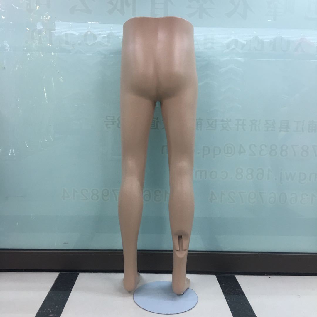 Factory direct sales of plastic men's pants mold, anti-drop simulation skin color, lower body casual pants, sweatpants, model clothing display stand Specification image