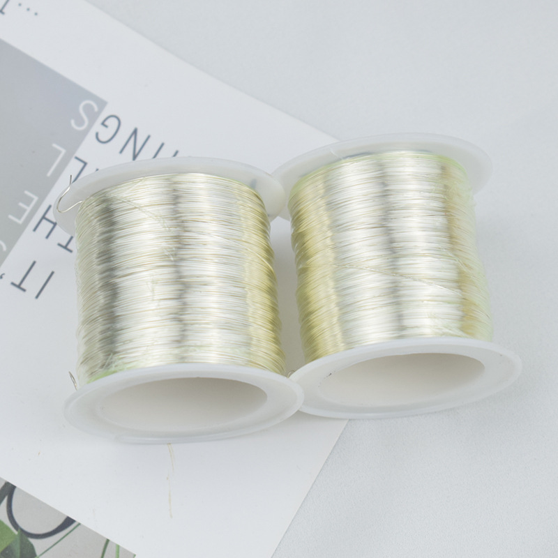 【 100 meters per roll 】 Large roll of color-preserving copper wire. The copper wire does not fade or oxidize. Handcrafted ancient-style diy hair accessory Application Scenario