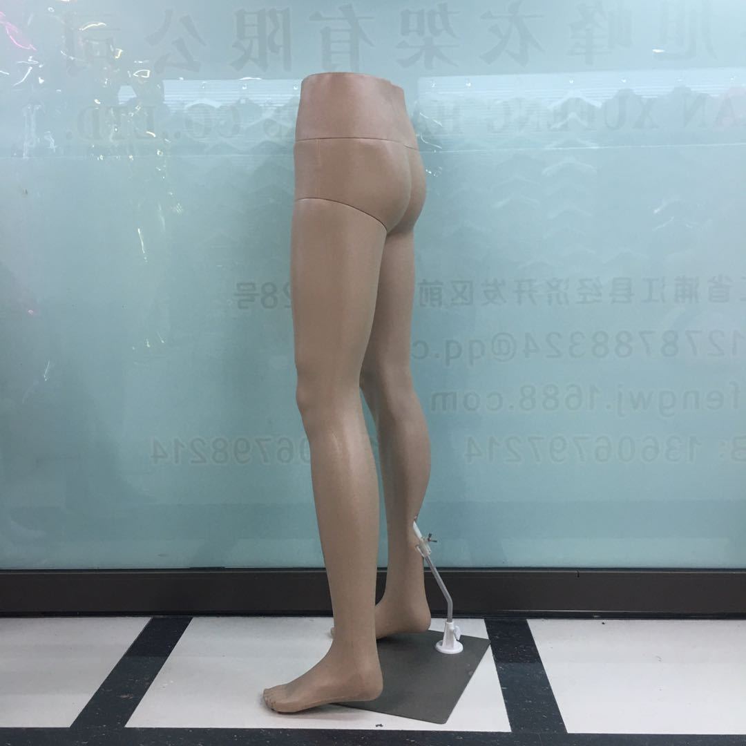 Factory direct sales of plastic men's pants mold, anti-drop simulation skin color, lower body casual pants, sweatpants, model clothing display stand Item Picture