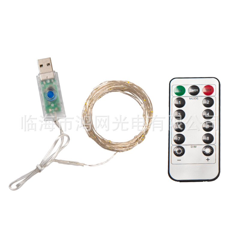 led string lights, copper wire lights, USB remote control color lights wholesale, battery box string lights, Christmas lights, festival copper wire bubble ball lights Application Scenario