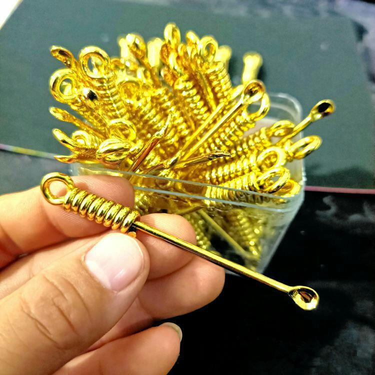 Screw ear scorer, metal ear scorer, ear picker, ear cleaner, key hanger, accessory, ear scorer, one yuan gift Specification image