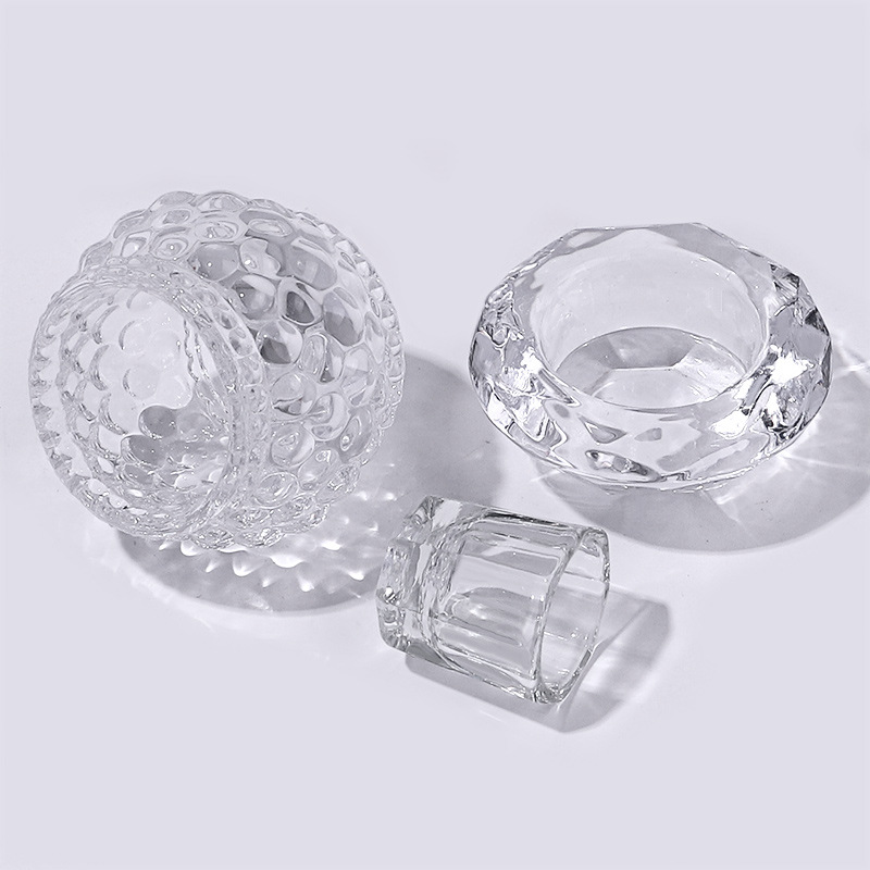 Cross-border nail crystal cup high transparent octagon magic glass crystal nail crystal liquid cup crystal cup wholesale Application Scenario