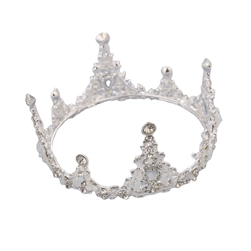 皇冠/烧边牡丹/魔法棒少女可爱/王冠/花朵头饰花白底实物图