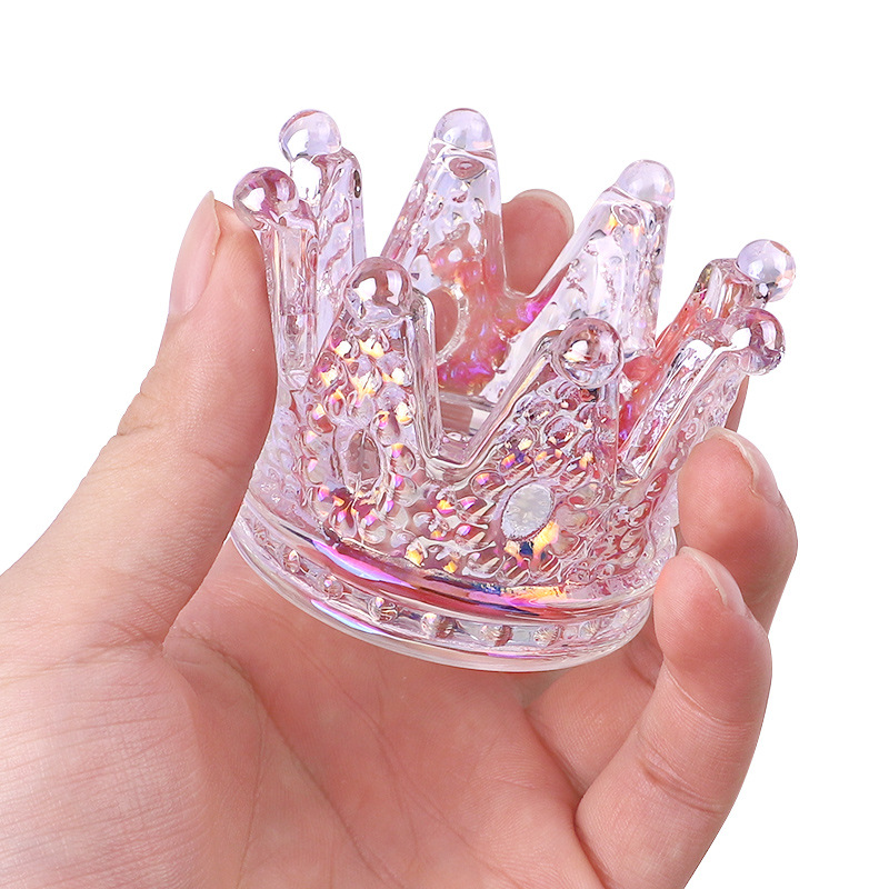 Cross-border nail crystal cup high transparent octagon magic glass crystal nail crystal liquid cup crystal cup wholesale Item Picture